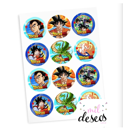 Sticker Dragon Ball x12