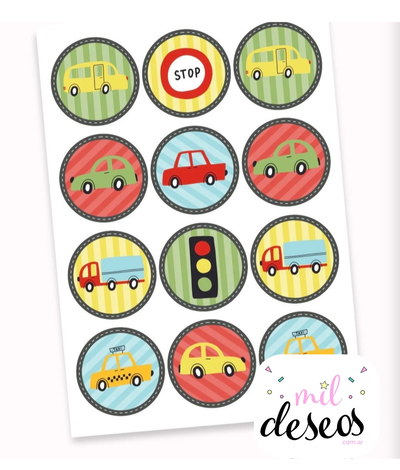 Sticker Transportes x12