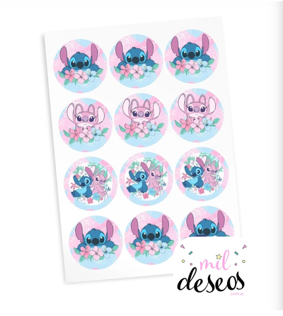 Sticker Stitch y Angela x12