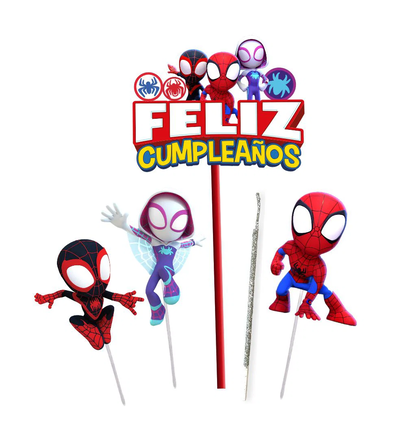 Topper silueta Spidey