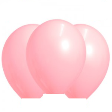 Globo GLOBBY ROSA BEBE 12" x5 unidades