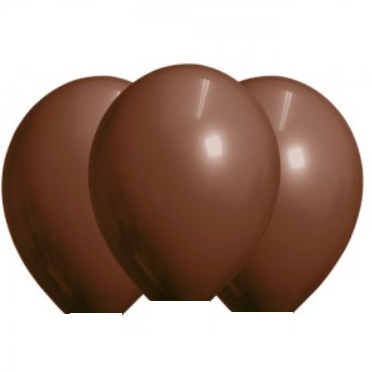 Globo GLOBBY CHOCOLATE 12" x5 unidades