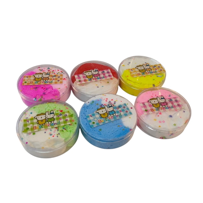 Masa slime arcilla x2 colores en pote 8x8cm (18087)