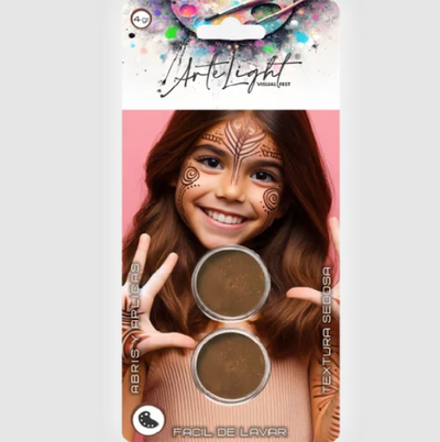 Set maquillaje x2 MARRÓN