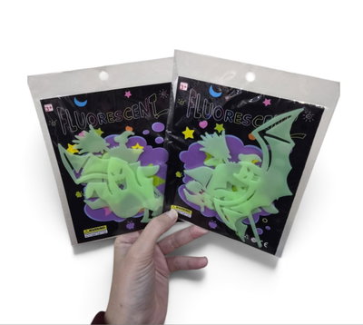 Set de stickers HALLOWEEN autoadhesivas fluorecentes