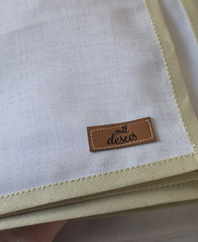 Mantel 1,45mts x 2,40mts MEDIANO gabardina antimancha impermeable LINO NATURAL