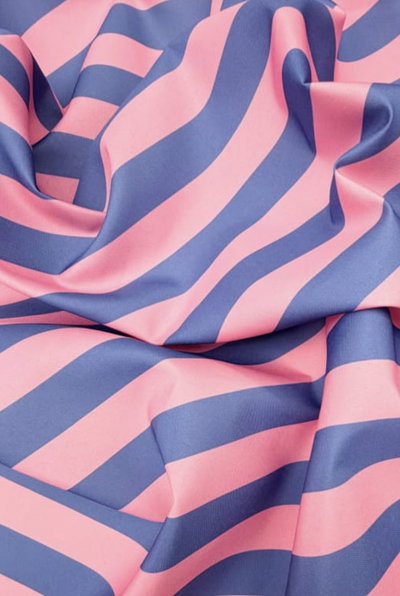 Mantel 1,45mts x 2,40mts MEDIANO gabardina antimancha impermeable RAYA ROSA Y AZUL