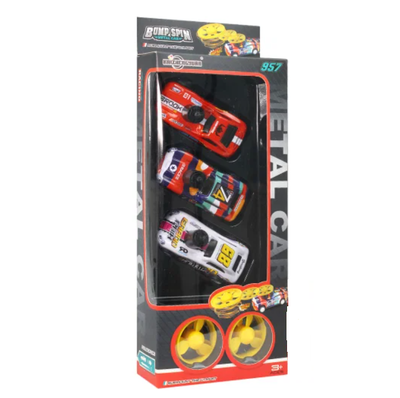 Auto con hélice x3 unidades en caja