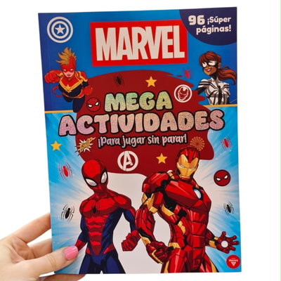 Libro MARVEL MEGA ACTIVIDADES 96 páginas (6829)