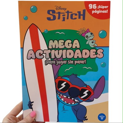 Libro STITCH MEGA ACTIVIDADES 96 páginas (6819)