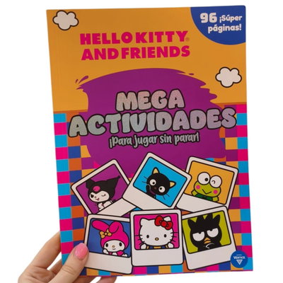 Libro SANRIO MEGA ACTIVIDADES 96 páginas (6825)