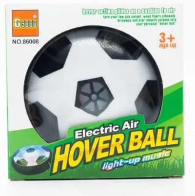 Pelota mágica deslizable por aire CHICO a pilas 12x12cm en caja