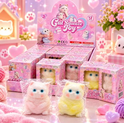 Squishy gato 9cm en cajita