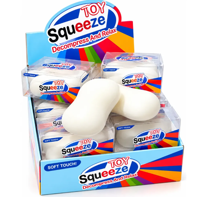 Squishy jabón blanco 8cm en cajita