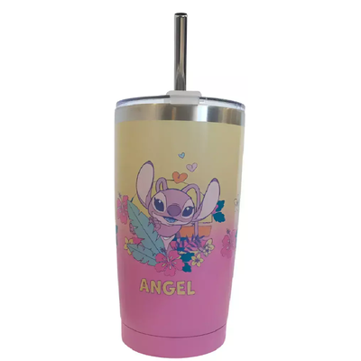 Vaso térmico ÁNGEL con sorbete de acero inoxidable 600ml (DLS7172)