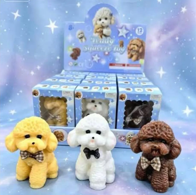 Squishy perro 9cm en cajita