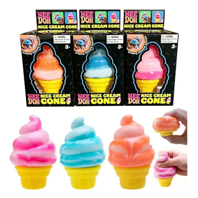 Squishy helado cucurucho en cajita