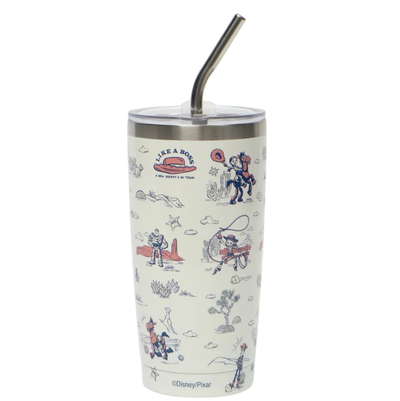 Vaso térmico TOY STORY con sorbete de acero inoxidable 600ml (DTS8419)
