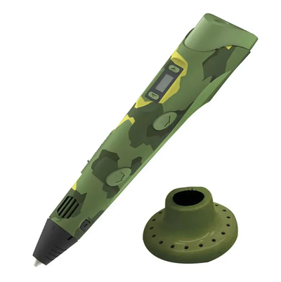 Lápiz 3D con filamentos incluidos VERDE MILITAR