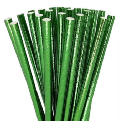 Sorbete verde metalizado x25 unidades