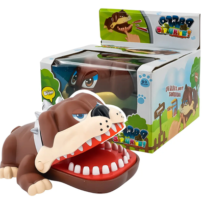 Perro mordelon dedos x1 unidad en caja