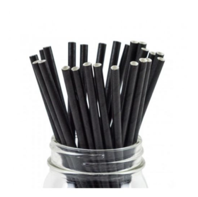 Sorbete negro metalizado x25 unidades