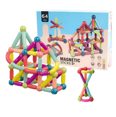 Palitos magnéticos x64 piezas MAGNETIC STICKS