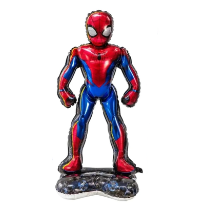 Globo spiderman con base 116x52cm aprox.