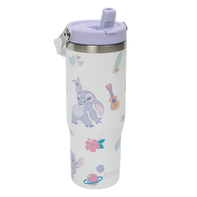 Vaso térmico STITCH de acero inoxidable 900ml con pico y manija (DLS7178)