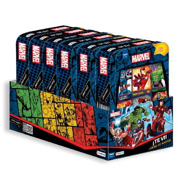 Cartas naipes MARVEL en lata TE VI (VAV03459)