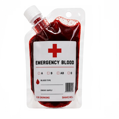 Maquillaje sangre falsa BOLSITA halloween 30ml x1 unidad