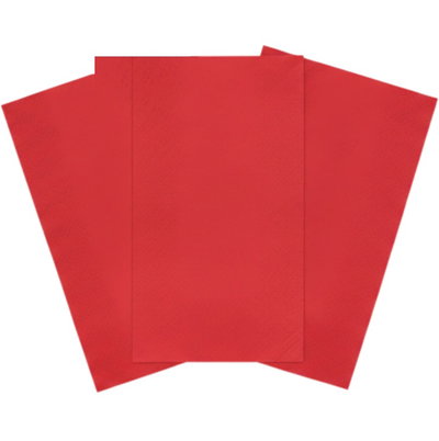 Servilleta rojo 1/8 x20 unidades