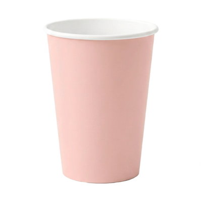 Vaso rosa pastel x10 unidades