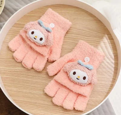 Guantes SIN DEDOS para niños MY MELODY