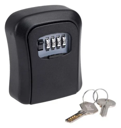 Mini caja fuerte de METAL almacenamiento de llaves 15x15x5cm (LOCK46)