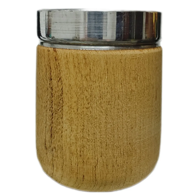 Mate de madera recto virola aluminio (4228)