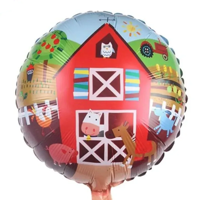 Globo granja redondo 45cm aprox.