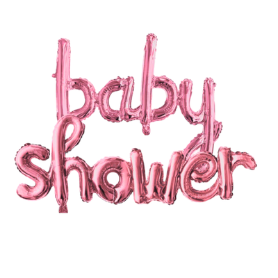 Globo frase cursiva "Baby Shower" NENA