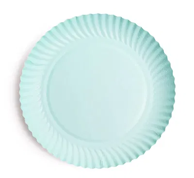 Plato bandeja 23cm VERDE PASTEL x6 unidades