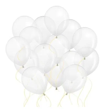 Globo cristal 12" x5 unidades