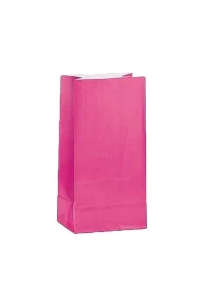 Bolsita de papel fucsia x10 unidades