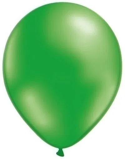Globo verde 12" x5 unidades