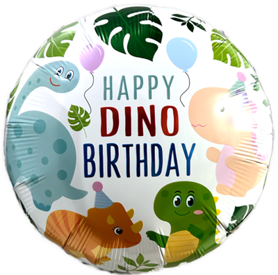 Globo redondo dino baby 45cm