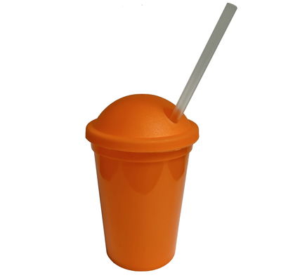 Vaso Milkshake  NARANJA con sorbete 330cc