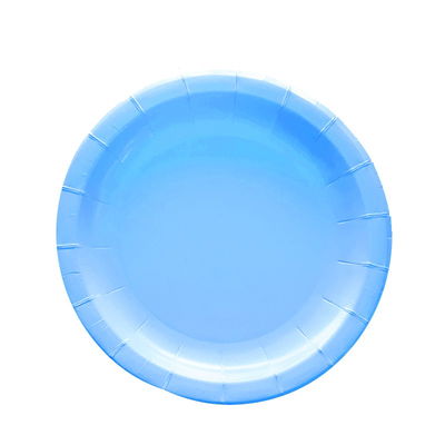 Plato CELESTE COMÚN liso 18cm x8 unidades