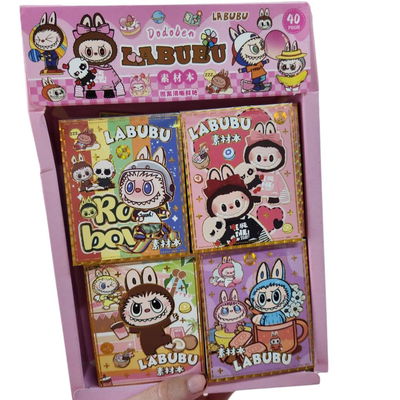 Librito con stickers LABUBU (12 páginas)