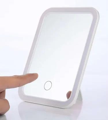 Espejo con luz LED rectangular 18cm (EM0887)