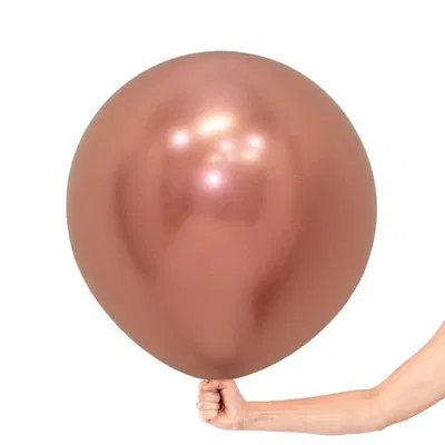 Maxi globo cromado gold rosé 18" x1 unidad