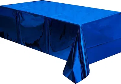 Mantel metalizado AZUL 137cm x 183cm