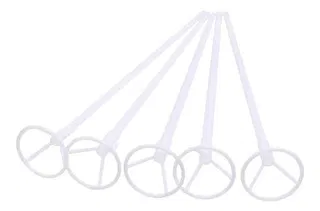 Palito porta globo transparente GRANDE 40cm x 1